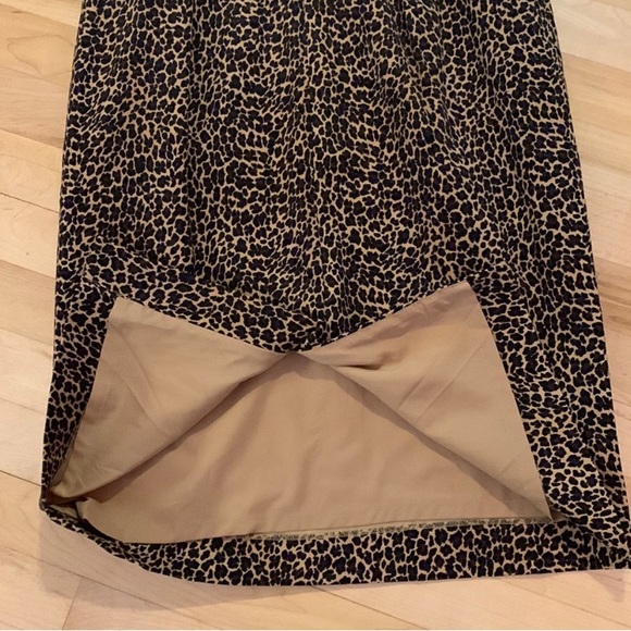 J. Crew Leopard Seeveless Sheath Dress - Picture 6 of 7